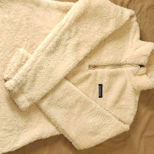 Patagonia white womens Fleece pull over